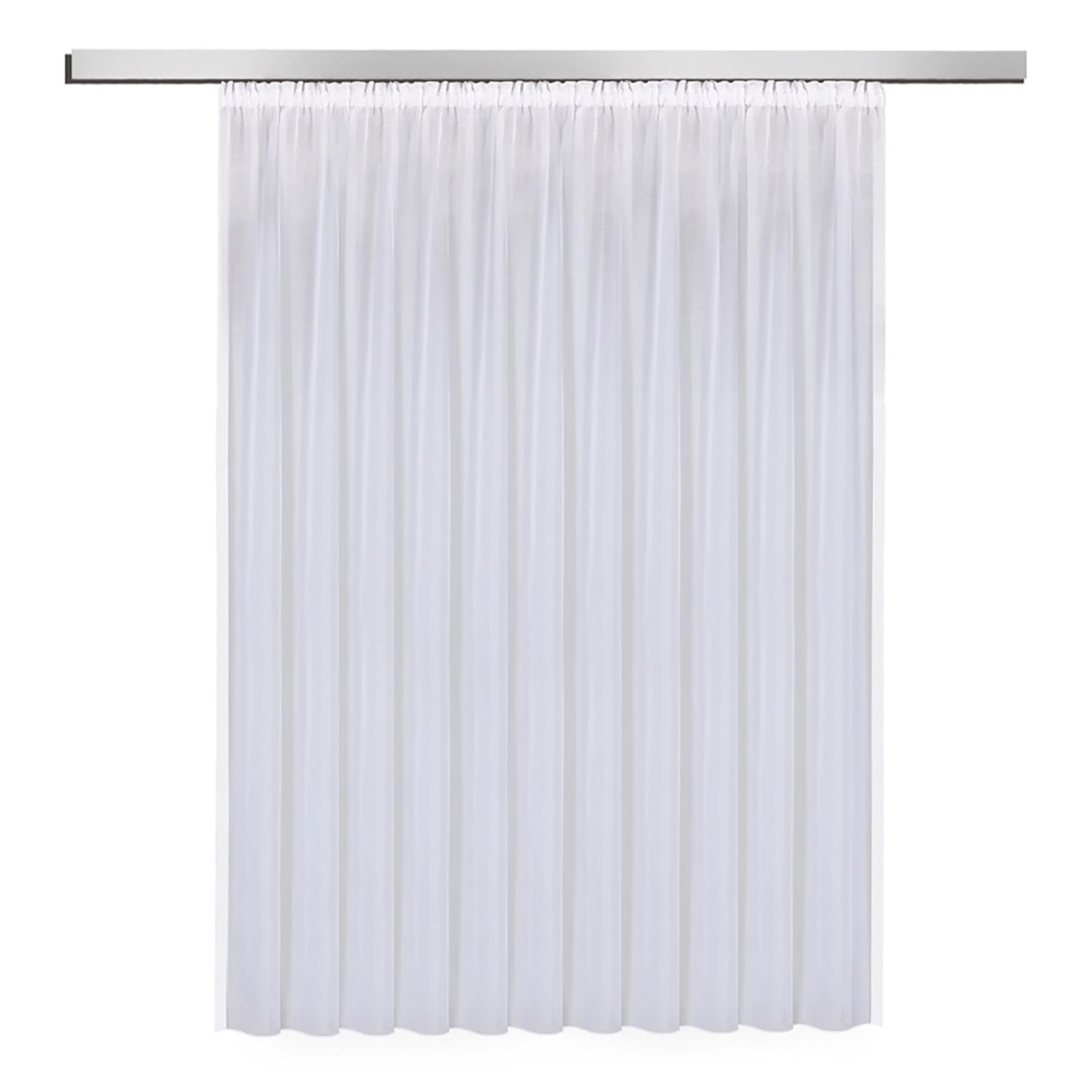 Gerster Fertigstore Gabina - Polyester - Weiß - 450 x 150 cm 3 Gerster Fertigstore Gabina - Polyester - Weiß - 450 x 150 cm