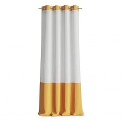 FLHF Ösenschal Ivette - Polyester - Senfgelb - 140 x 250 cm