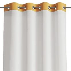 FLHF Ösenschal Ivette - Polyester - Senfgelb - 140 x 250 cm -Gardinen Verkäufe 1000349361 220812 030 DETAILS P000000001000349361