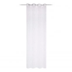 Home Wohnideen Ösenschal Dolly Amour - Polyester - Silber