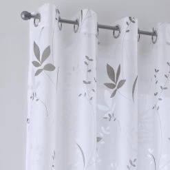 Kutti Ösenschal Dandelion - Baumwolle / Polyester - Weiß / Braun - 140 x 175 cm 7 Kutti Ösenschal Dandelion - Baumwolle / Polyester - Weiß / Braun - 140 x 175 cm -Gardinen Verkäufe 1000361779 220722 030 DETAILS P000000001000361779