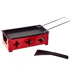 Butlers Mini-Raclette BABY SWISS I - Eisen - Rot