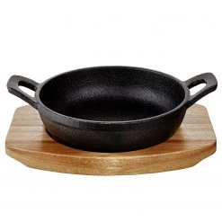 Butlers Mini-Servierpfanne HOT IRON - Gusseisen - Schwarz - 12 x 17 cm