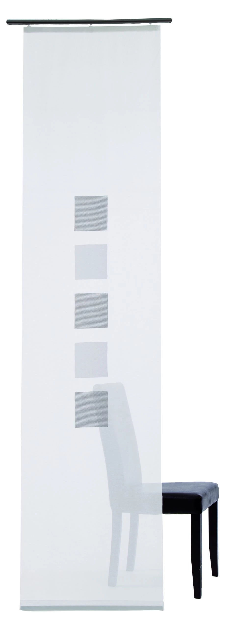 Indes Fuggerhaus Schiebegardine silber | Quadrate | Küche 3 Indes Fuggerhaus Schiebegardine silber | Quadrate | Küche