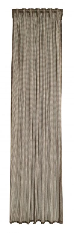 HOMING Vorhang petrol gold | netz modern