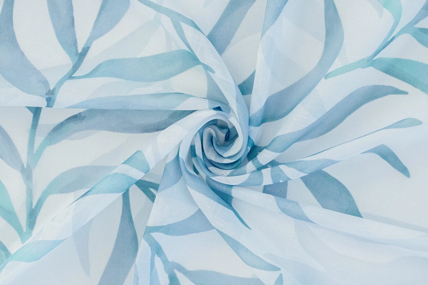 HOMING Vorhang blau |Blätter | Wohnzimmer| 5 HOMING Vorhang blau |Blätter | Wohnzimmer| – Bild 3