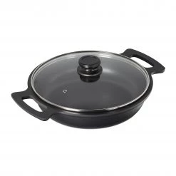 Relaxdays Servierpfanne mit Deckel