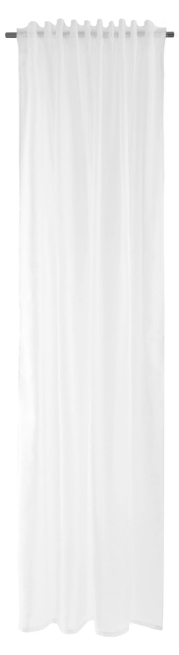 HOMING Gardine weiß | Uni | Wohnzimmer Küche - Weiß - Durchscheinend 3 HOMING Gardine weiß | Uni | Wohnzimmer Küche - Weiß - Durchscheinend