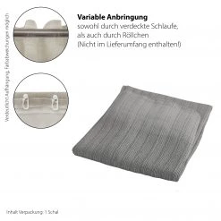 HOMING Vorhang silber | streifen | modern -Gardinen Verkäufe 4facac0463b544a19dd19d203c64b19c