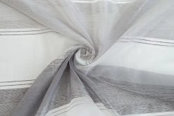 Indes Fuggerhaus Gardine grau-weiß |Streifen|Wohnzimmer| -Gardinen Verkäufe 5069208eddca49f1a66150b408d941b4