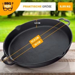 BBQ Nerd Gusseisen Grillpfanne Ø 40 cm 5300g - 43 x 43 cm - Durchmesser: 40 cm 19 BBQ Nerd Gusseisen Grillpfanne Ø 40 cm 5300g - 43 x 43 cm - Durchmesser: 40 cm -Gardinen Verkäufe 513f95cf65d047cc8bd4ebf9d2b6c72a