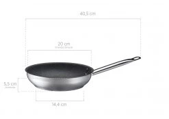 Mäser Bratpfanne Professional Granitan - 20 x 5 x 38 cm 10 Mäser Bratpfanne Professional Granitan - 20 x 5 x 38 cm -Gardinen Verkäufe 61928d6eb7694a0e9a2f04156774dd92