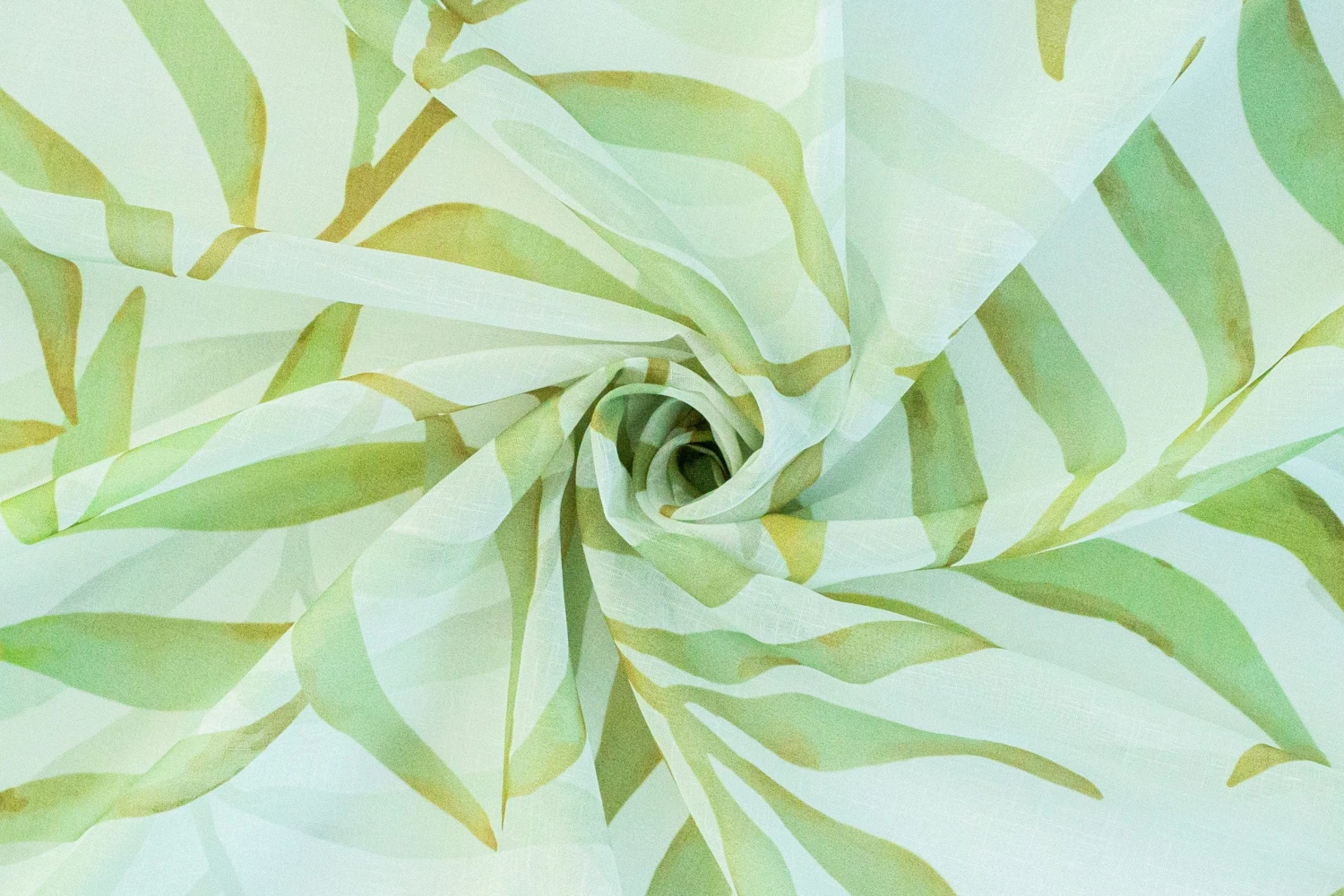 HOMING Vorhang grün | Blätter |Wohnzimmer| 6 HOMING Vorhang grün | Blätter |Wohnzimmer| – Bild 4