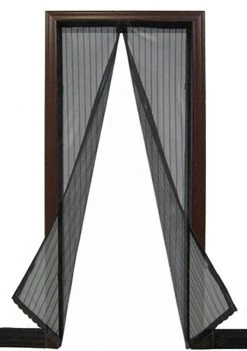 Venecon goods LIFA LIVING Magnetisches Moskitonetz - Schwarz - 100 x 26 cm