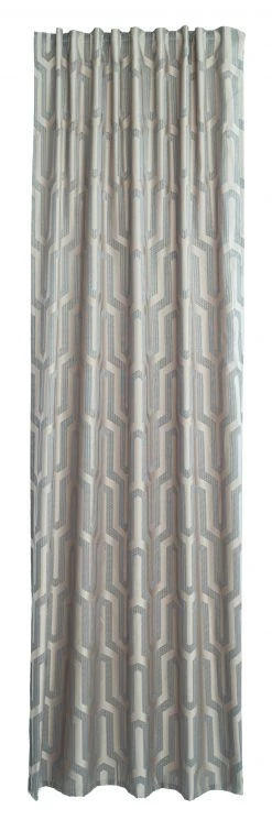 HOMING Vorhang grau-beige|Abstrakt|Wohnzimmer|