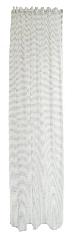 HOMING Vorhang grau |Streifen | Wohnzimmer|