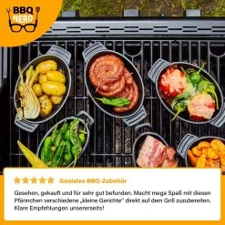 BBQ Nerd Servierpfännchen 6er Set oval 22,5x13 cm - BBQ Nerd Servierpfanne -Gardinen Verkäufe 9b9444dfc8144890b3724c8dc6c2376a