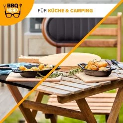 BBQ Nerd Servierpfännchen 6er Set oval 20x9,5 cm - BBQ Nerd Servierpfanne -Gardinen Verkäufe 9d6e6497c9a84458bcfe6ffd89ec6fb5