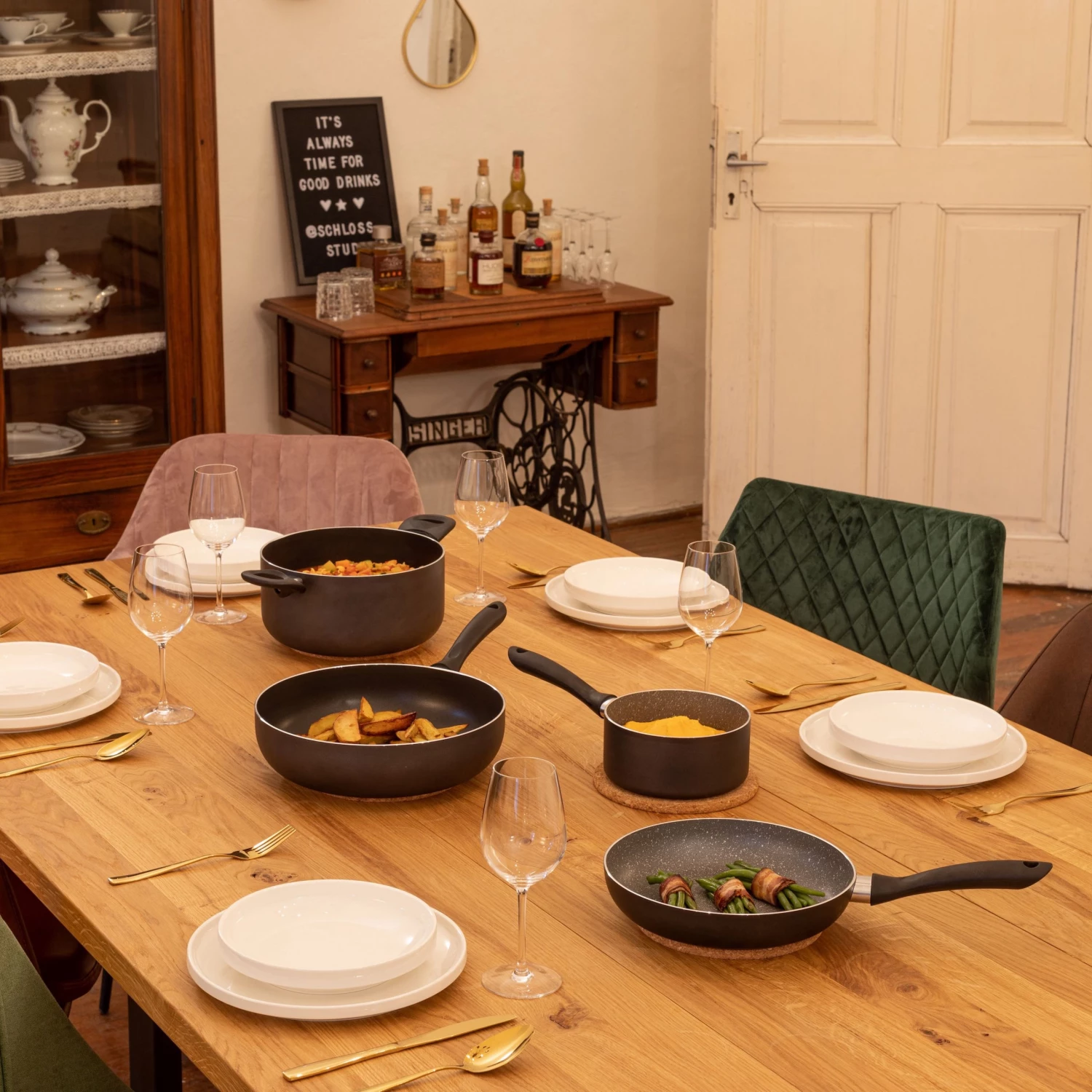 Mäser Pfanne, Aluminium IZAR - 20 x 5 x 38 cm 5 Mäser Pfanne, Aluminium IZAR - 20 x 5 x 38 cm – Bild 3