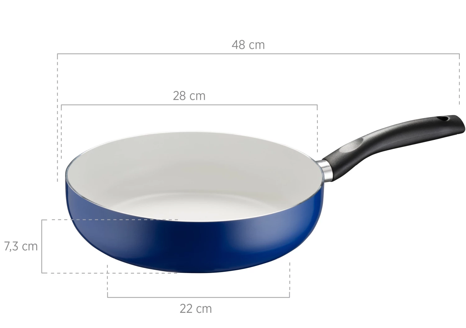 Mäser Harriot Hochraumpfanne, Aluminium 4 Mäser Harriot Hochraumpfanne, Aluminium – Bild 2