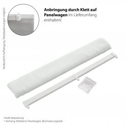 HOMING Flächenvorhang weiß | UNI | Küche | -Gardinen Verkäufe b27f0e763c544318bd02018255130555