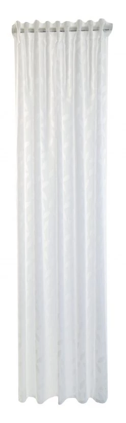 HOMING Gardine weiß | transparent floral modern
