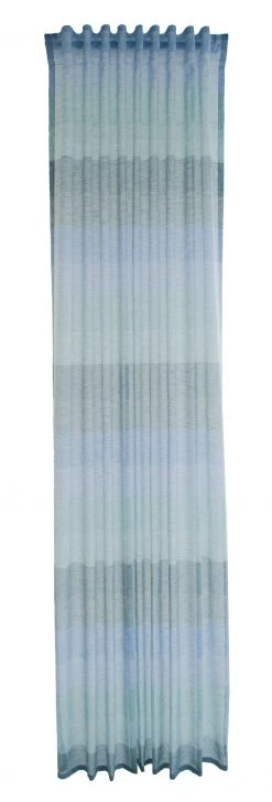 HOMING Vorhang blau | Streifen | Wohnzimmer|