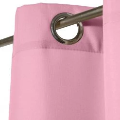 Wometo 2er Set Vorhänge mit Ösen Blickdicht - Hellrosa -Gardinen Verkäufe c5a2dec4b3a6447d805a52c9faa33494