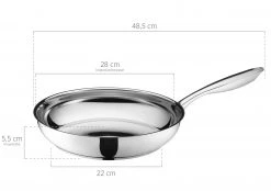 Mäser Bratpfanne, Edelstahl Tavos - 28 x 6 x 48 cm 7 Mäser Bratpfanne, Edelstahl Tavos - 28 x 6 x 48 cm -Gardinen Verkäufe c5c9276187294f9e99210a8cd7d10b0c