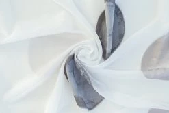 HOMING Gardine transparent | punkte weiß grau -Gardinen Verkäufe d099ca0b001345d48cadbf96b90e8627