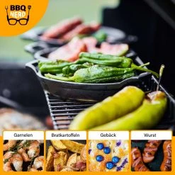 BBQ Nerd Servierpfännchen 6er Set oval 20x9,5 cm - BBQ Nerd Servierpfanne -Gardinen Verkäufe d58836d1a5ba475e85035f45ca482d91