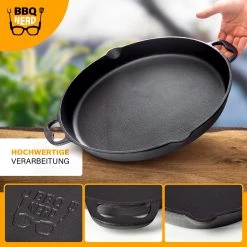 BBQ Nerd Gusseisen Grillpfanne Ø 40 cm 5300g - 43 x 43 cm - Durchmesser: 40 cm 14 BBQ Nerd Gusseisen Grillpfanne Ø 40 cm 5300g - 43 x 43 cm - Durchmesser: 40 cm -Gardinen Verkäufe d8f0e07c6cd24e228a305ce81b414796