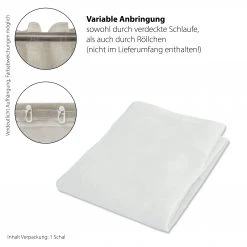 HOMING Gardine weiß | transparent floral modern -Gardinen Verkäufe e1cff0952afe4446a711fb0072befec6