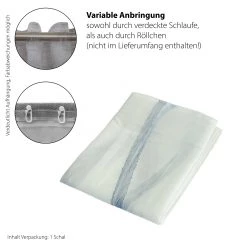 Indes Fuggerhaus Gardine blau | transparent floral wellen -Gardinen Verkäufe f84e3102bace4c149f7b50265c12af3c