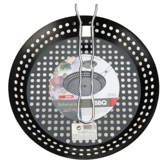 Excellent Houseware Grillpfanne mit faltbarem Griff BBQ 4 Excellent Houseware Grillpfanne mit faltbarem Griff BBQ – Bild 2