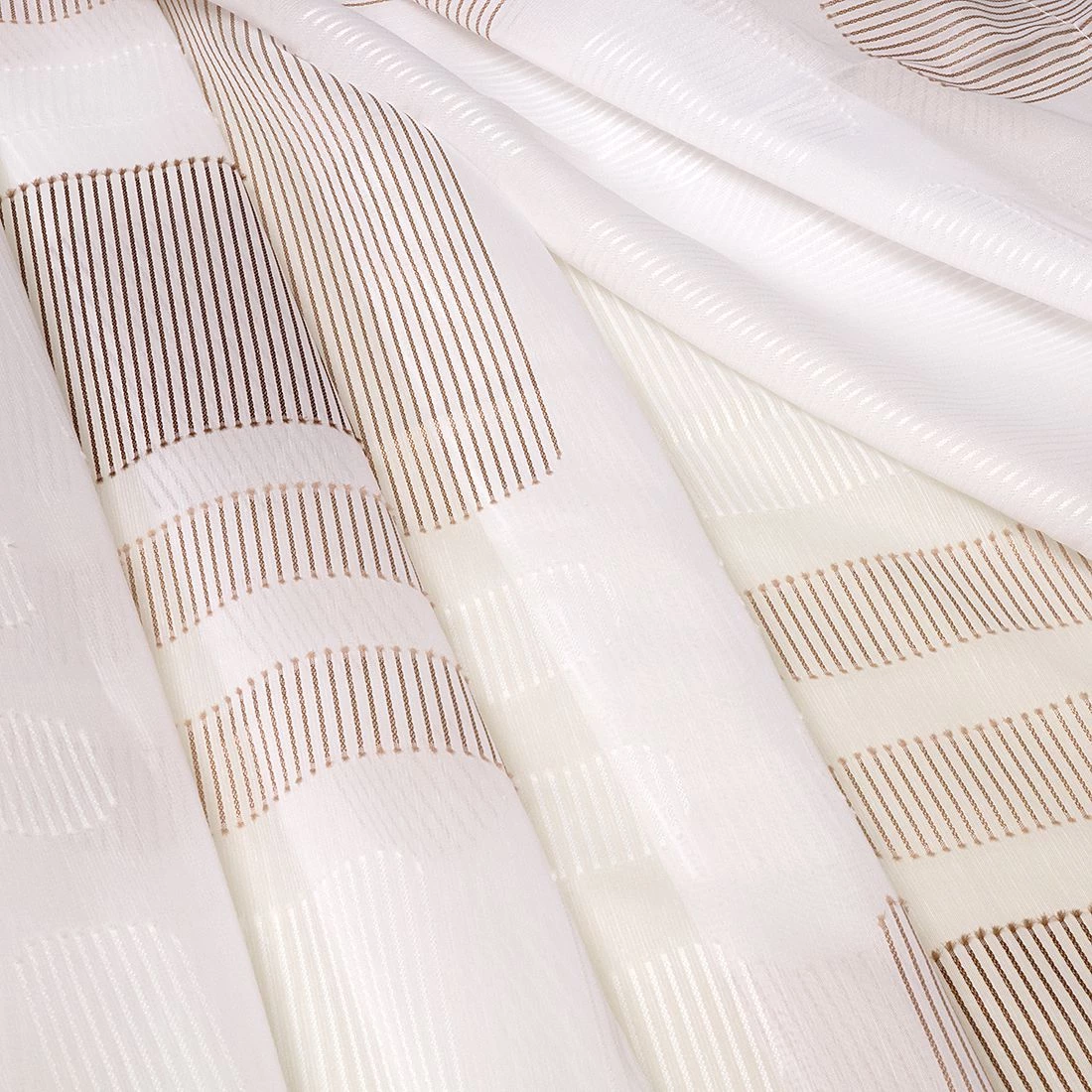 Gerster Flächenvorhang Svenja - Braun 4 Gerster Flächenvorhang Svenja - Braun – Bild 2