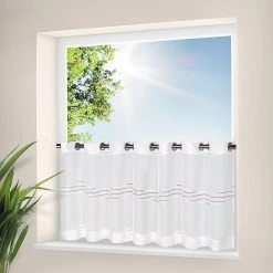 Gerster Ösenbistro Clovis - Weiß / Rot