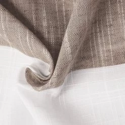 Gerster Ösenschal Stripe Hawea - Nougat -Gardinen Verkäufe oesenschal stripe hawea webstoff nougat 4879724