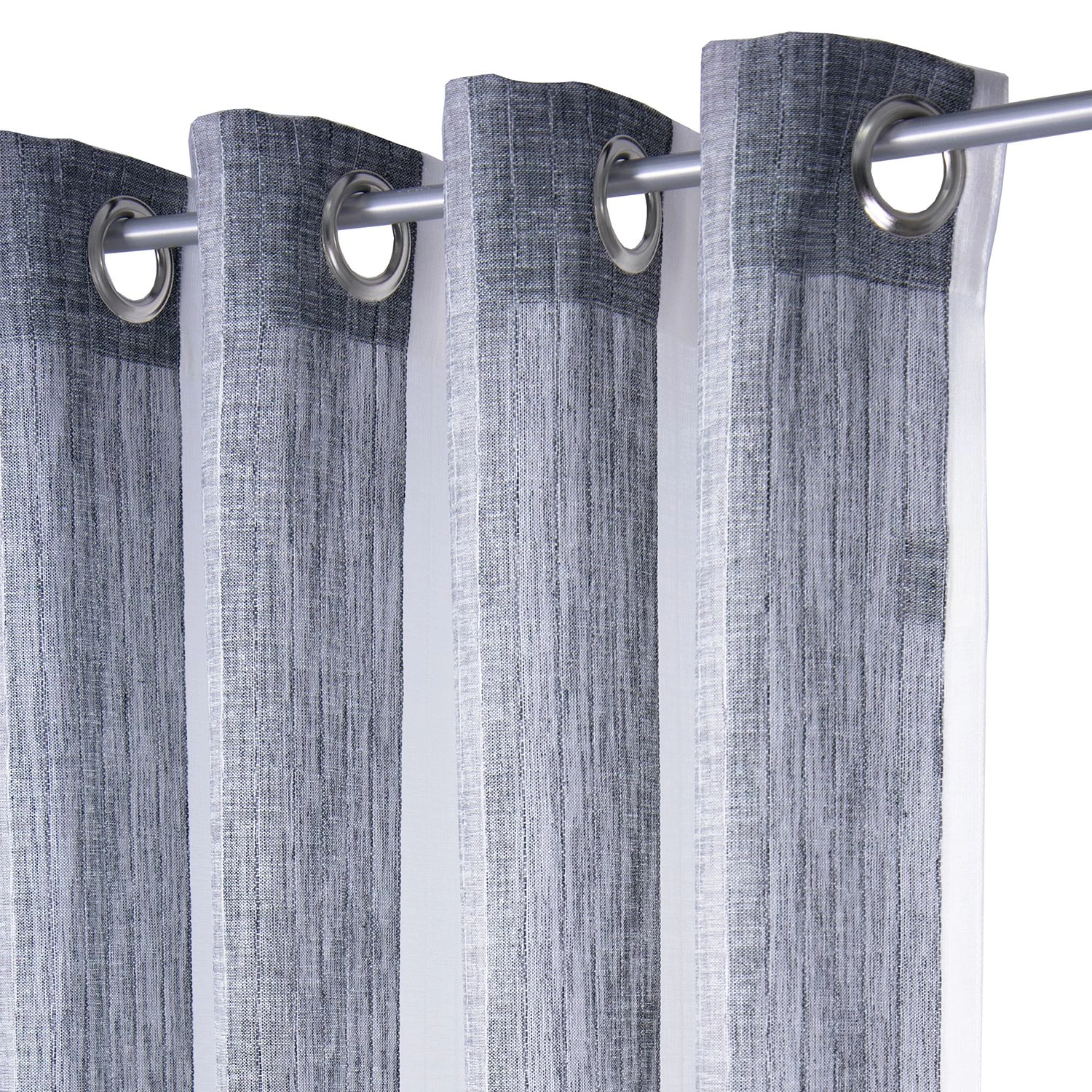 Tom Tailor Ösenschal T-Gloomy - Webstoff - Weiß / Grau 4 Tom Tailor Ösenschal T-Gloomy - Webstoff - Weiß / Grau – Bild 2