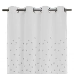 Twentyfour Ösenschal Filetta - Weiß / Silber -Gardinen Verkäufe oesenschals filetta weiss silber 4545788